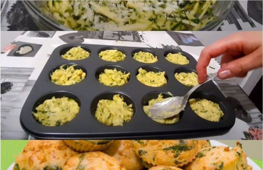 Muffins salados de calabacín: la deliciosa receta para servir a tus invitados