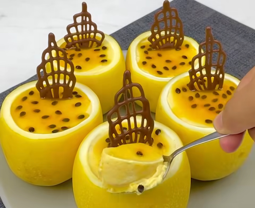 MOUSSE DE FRUTA DE LA PASIÓN 