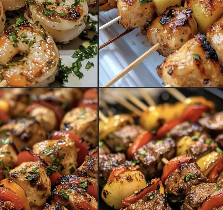 4 recetas deliciosas de brochetas