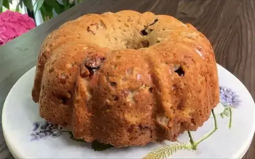 Avena al horno con manzanas, arándanos y almendras